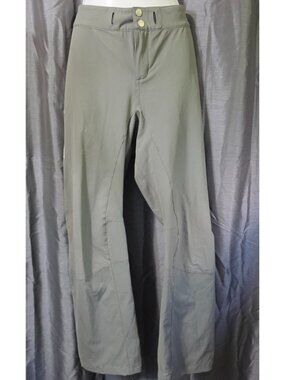 Women's Peak Performance R&D Gray Pant with Pink Zippers- Size Large